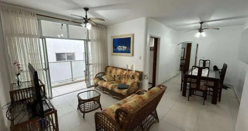 Apartamento com 3 dormitórios à venda, 80 m² por r$ 350.000 - enseada - guarujá/sp