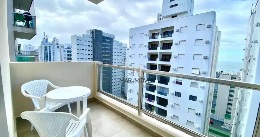 Apartamento com 1 dormitório à venda, 55 m² por r$ 320.000,00 - pitangueiras - guarujá/sp