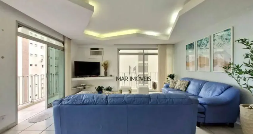 Apartamento com 3 dormitórios à venda, 140 m² por r$ 750.000 - centro - guarujá/sp