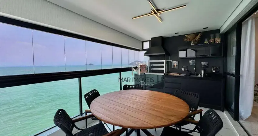 Apartamento com 3 dormitórios à venda, 190 m² por r$ 1.850.000,00 - pitangueiras - guarujá/sp