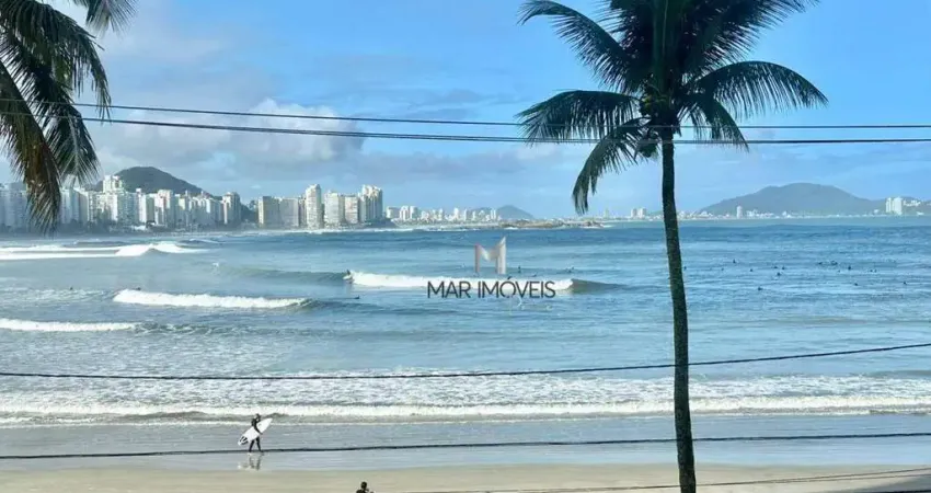 Apartamento frente mar à venda na praia das astúrias/mar imóveis prime.