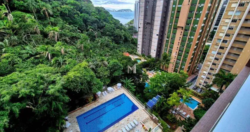 Apartamento com 3 dormitórios à venda, 140 m² por r$ 980.000,00 - pitangueiras - guarujá/sp