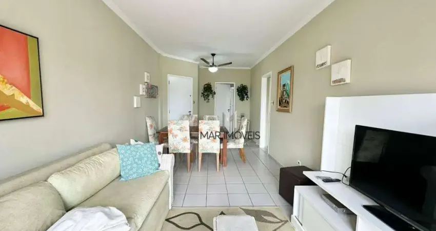 Apartamento com 2 dormitórios para alugar, 87 m² por r$ 4.000/mês - astúrias - guarujá/sp