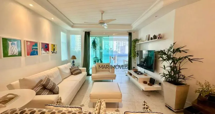 Apartamento com lazer e vista mar á venda na praia da enseada/mar imóveis prime.