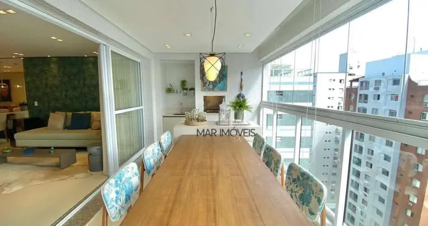 Apartamento com 3 dormitórios à venda, 130 m² por r$ 1.390.000,00 - pitangueiras - guarujá/sp