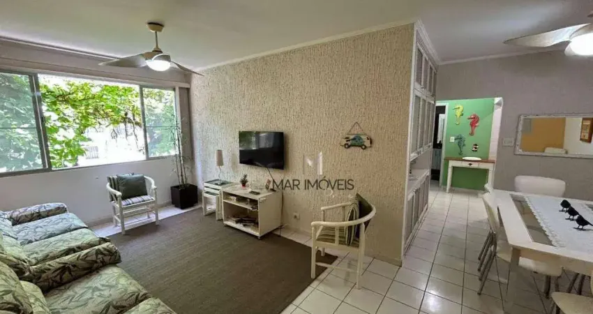 Apartamento com 2 dormitórios à venda, 70 m² por r$ 350.000 - enseada - guarujá/sp