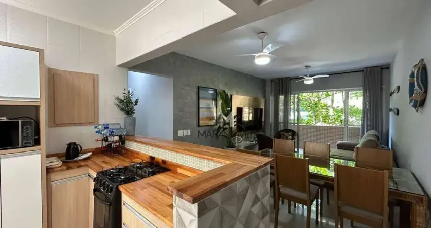 Apartamento com 3 dormitórios à venda, 87 m² por r$ 530.000 - enseada - guarujá/sp