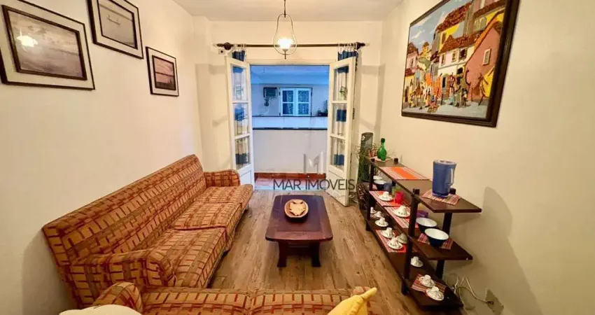 Apartamento com 1 dormitório à venda, 50 m² por r$ 230.000,00 - enseada - guarujá/sp