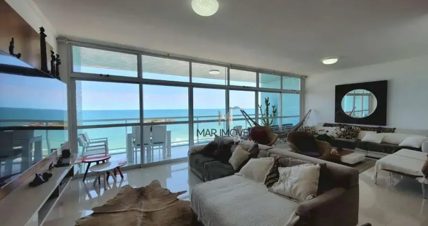 Apartamento frente total para o mar na praia das pitangueiras em guarujá - mar imóveis prime