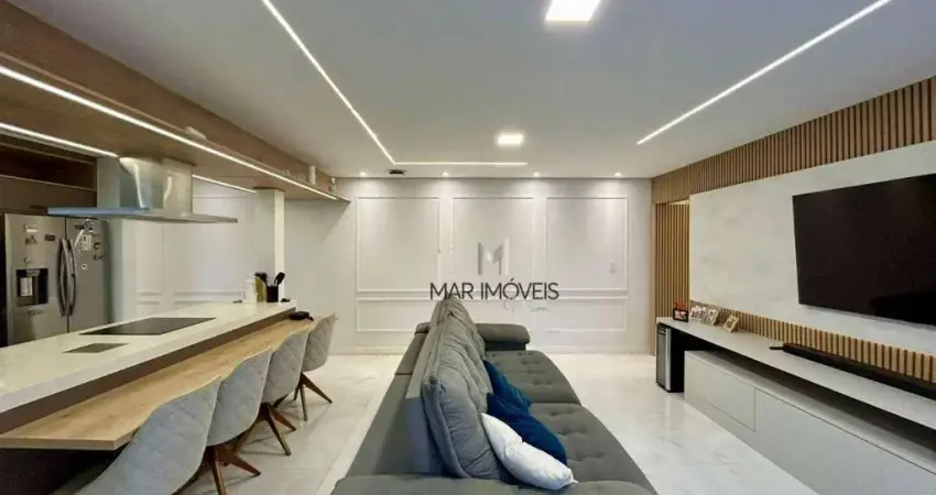 Apartamento com 3 dormitórios à venda, 110 m² por r$ 780.000,00 - praia das astúrias - guarujá/sp