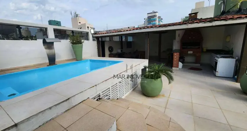 Cobertura com 4 dormitórios à venda, 280 m² por r$ 900.000,00 - praia das astúrias - guarujá/sp
