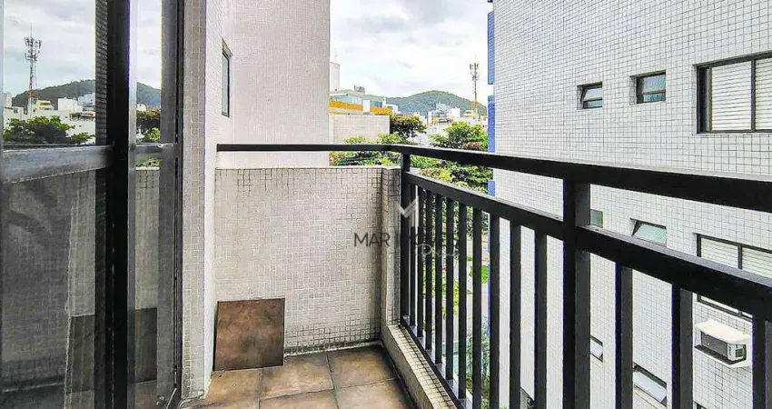 Apartamento com 2 dormitórios à venda, 65 m² por R$ 389.000,00 - Praia do Tombo - Guarujá/SP