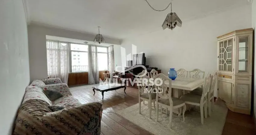 Apartamento de 2 dormitórios com vista mar à venda em santos-sp