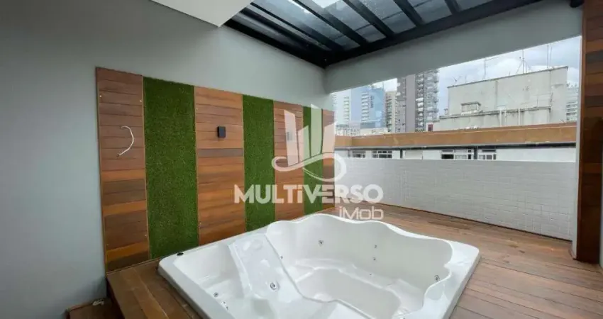 Cobertura à venda, 3 quartos no bairro Pompeia em Santos