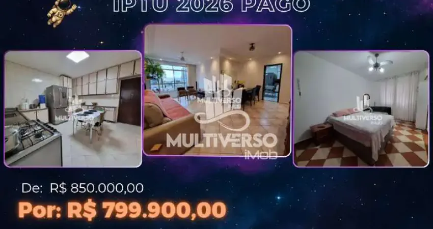 Apartamento à venda, 3 quartos no bairro ponta da praia em santos