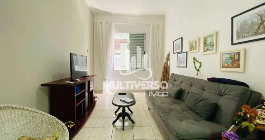 Apartamento 1 dormitório, na Pompeia - Santos/ SP - PRÉDIO FRENTE MAR!