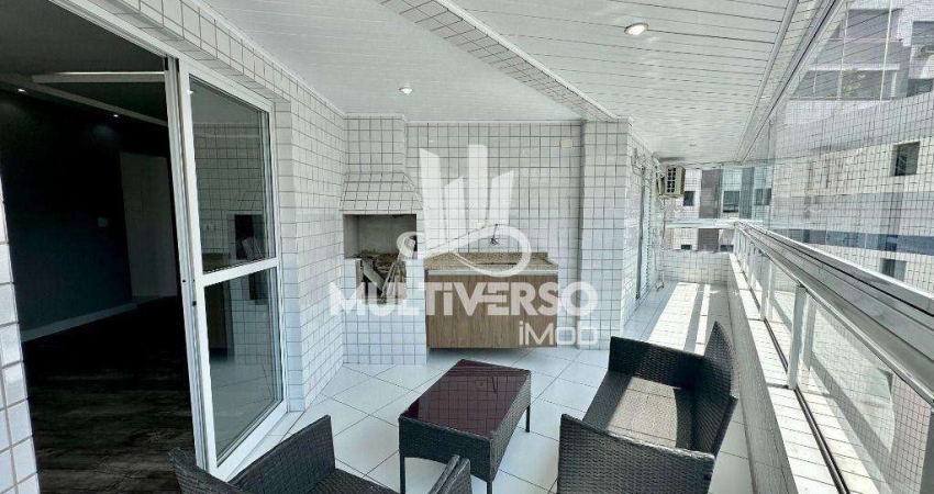 Apartamento com 3 dormitórios à venda, 126 m² por R$ 820.000,00 - Vila Guilhermina - Praia Grande/SP