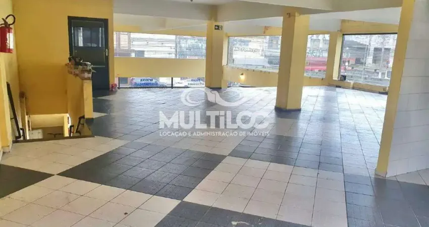 Loja comercial galpão com mezanino 550m² para locação em santos