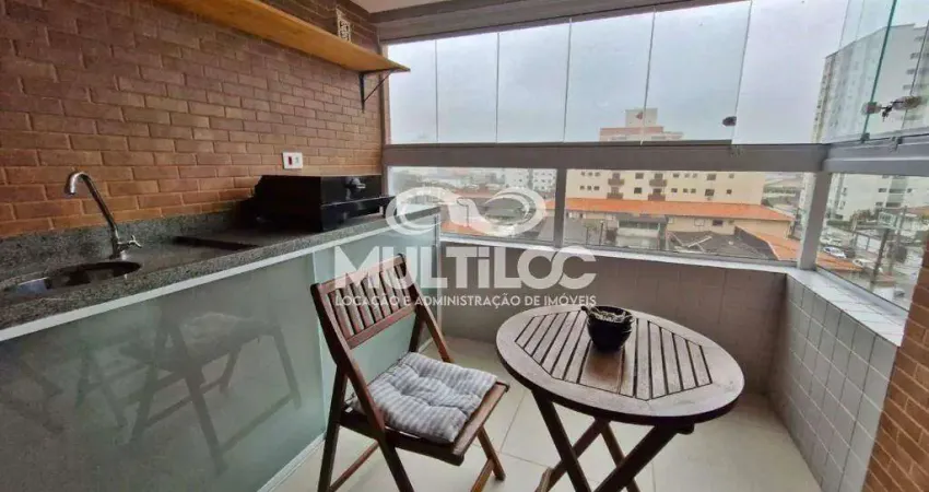 Apartamento para aluguel, 1 quarto no bairro Guilhermina em Praia Grande