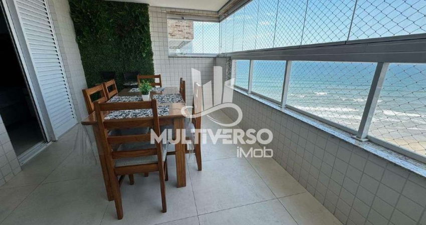 Vende-se Apartamento 2 dormitórios mobiliado - frente Mar - Caiçara