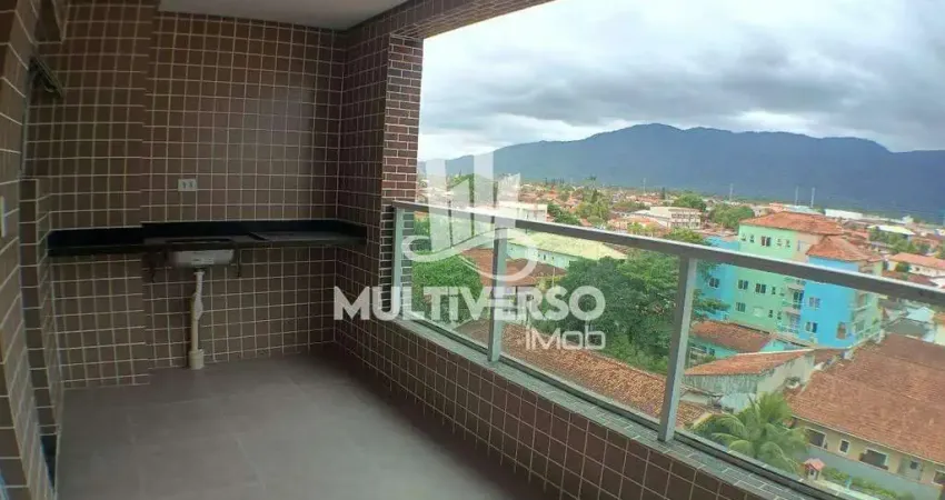 Apartamento NOVO 2 dorm sendo 1 suíte - Vista Mar e da Serra com Lazer Completo