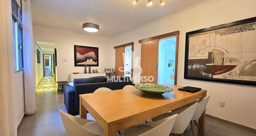 APARTAMENTO Á VENDA PORTEIRA FECHADA EN FRENTE Á PRAIA NO BOQUEIRÃO