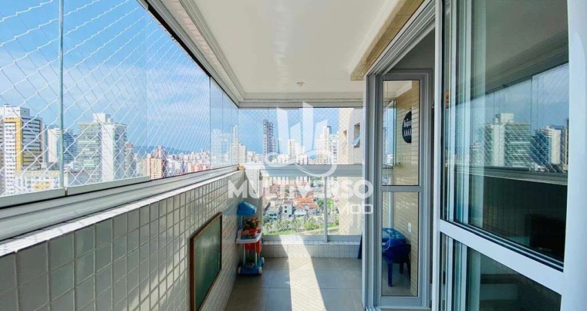 Apartamento sensacional com lazer completo vista livre no Campo Grande em Santos