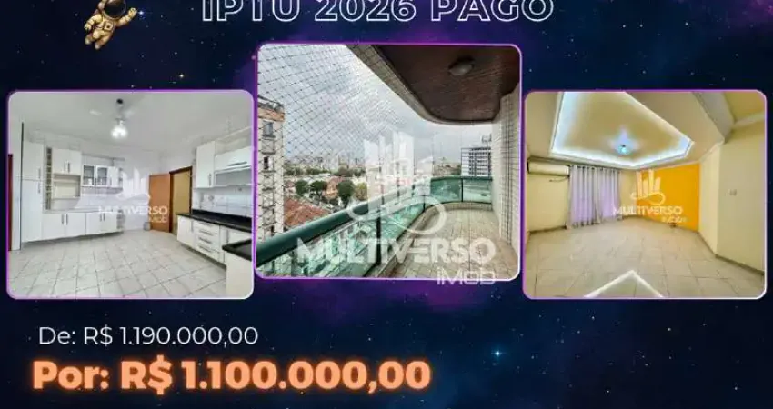 Apartamento com 3 quartos à venda no Embaré, Santos