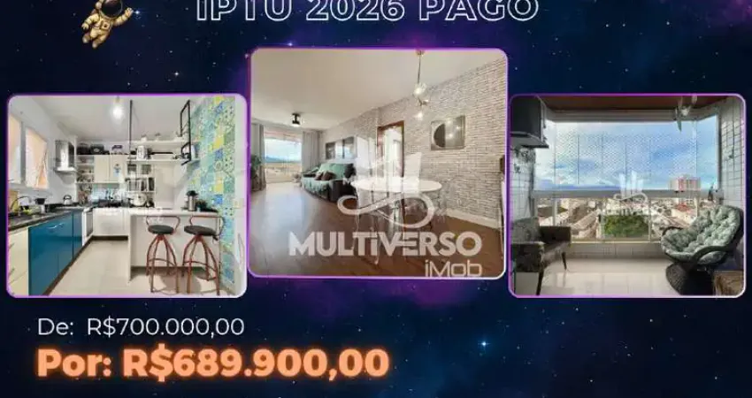 Apartamento com 2 quartos à venda no Embaré, Santos 