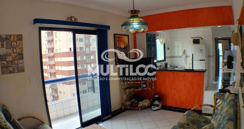 Apto 2 dormitórios (1 suíte) com vista mar na Vila Tupi