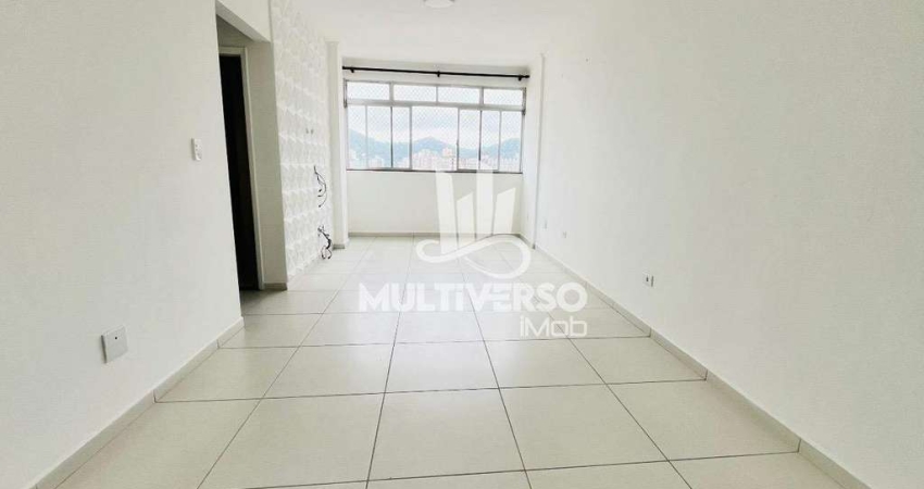 Excelente apartamento amplo 2 dormitórios + dependência completa no Campo Grande em Santos