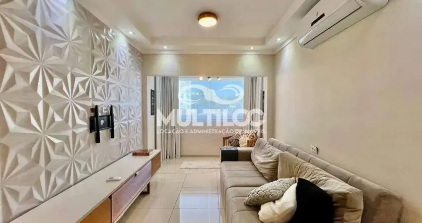 Apartamento 2 dormitórios mobiliado com 68m2 excelente