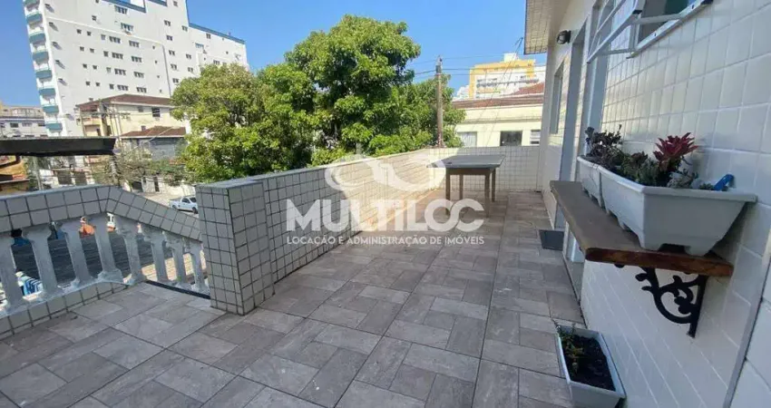 Casa para aluguel, 3 quartos no bairro Campo Grande em Santos