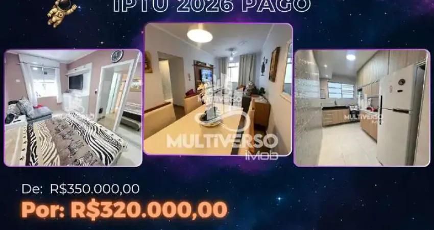 Apartamento à venda, 1 quarto no bairro centro em são vicente