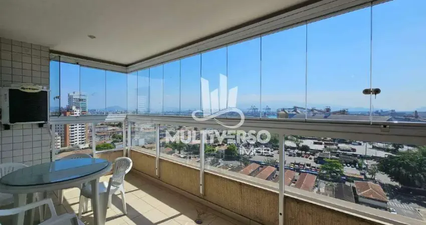 Apartamento à venda, 2 quartos no bairro ponta da praia em santos