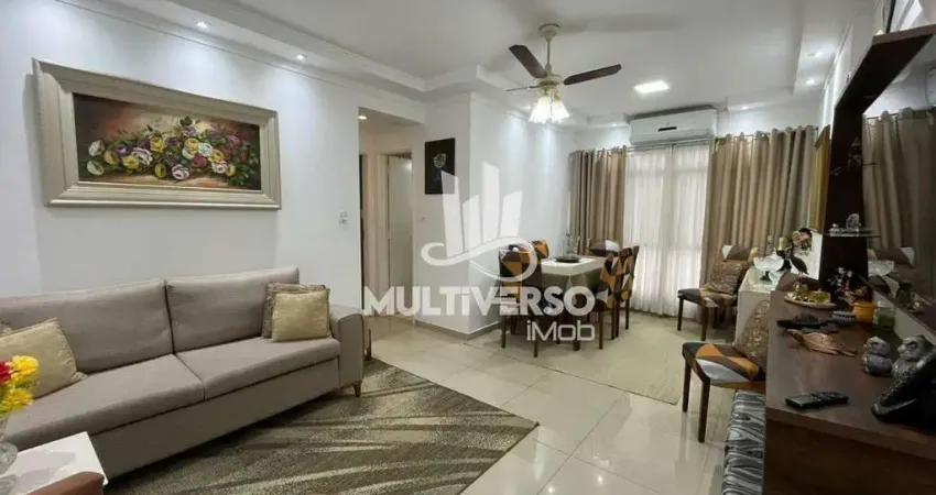 Campo grande, santos | 82m² | 2 dormitórios | dependência completa | lazer no prédio