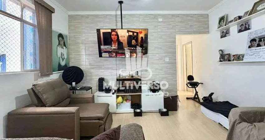 Apartamento 02 dormitórios com vaga coletiva na encruzilhada - santos