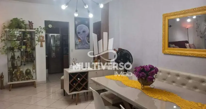 Apartamento 2 dormitórios sendo 01 suite com vista mar, 2 vagas, ocian – praia grande