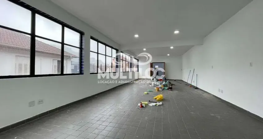 Excelente sala comercial de 250 m² para locação na vila matias – santos