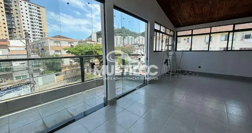 Sobrado para aluguel | 279m², 5 quartos, frente - santos/marapé