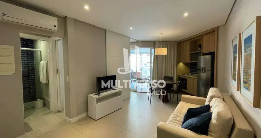 Apartamento garden mobiliado de 65 m² com 1 quarto no bairro pompeia, santos