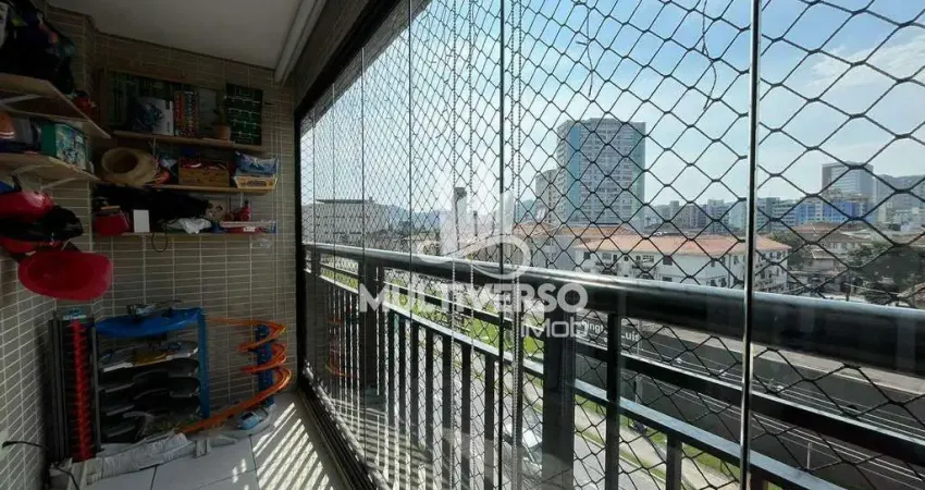 Apartamento garden à venda, 3 quartos no bairro gonzaga em santos