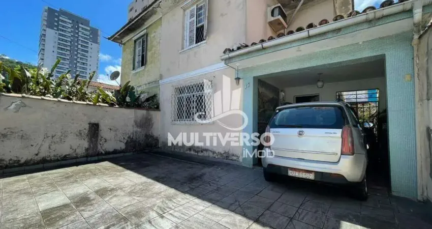 Sobrado residencial à venda em santos – vila mathias, 138 m², 2 quartos, 2 vagas, frente