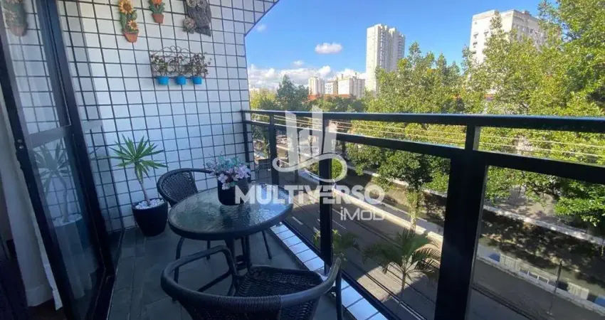 Apartamento de 3 quartos com 1 suíte - frente, 2 vagas em santos (campo grande) - financiamento aceito