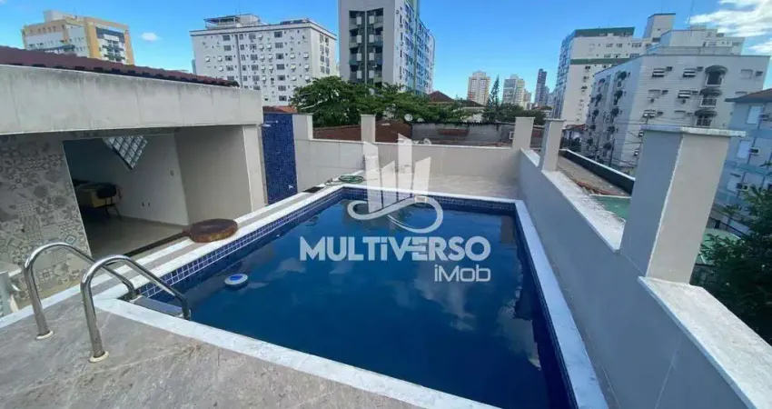 Apartamento residencial de 250 m² em santos (campo grande) — financiamento aceito, ocupado