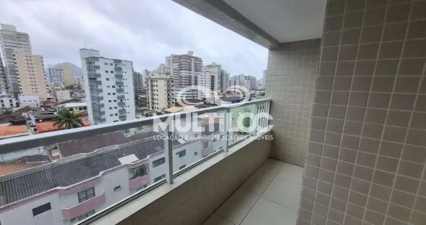 Aluguel: apartamento 2 dorms com suíte e varanda gourmet na guilhermina, praia grande