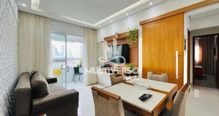 Apartamento sensacional 2 dormitórios 2 varandas no campo grande em santos