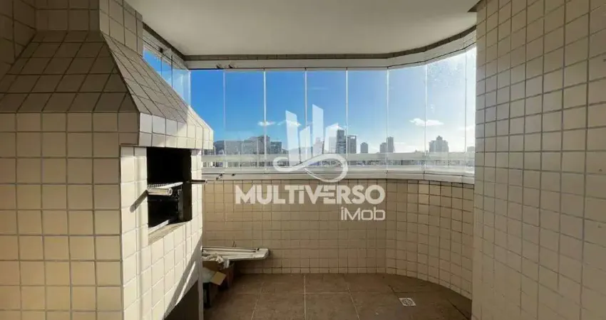 Apartamento com varanda gourmet e lazer completo – 1 dormitório, andar alto – ponta da praia