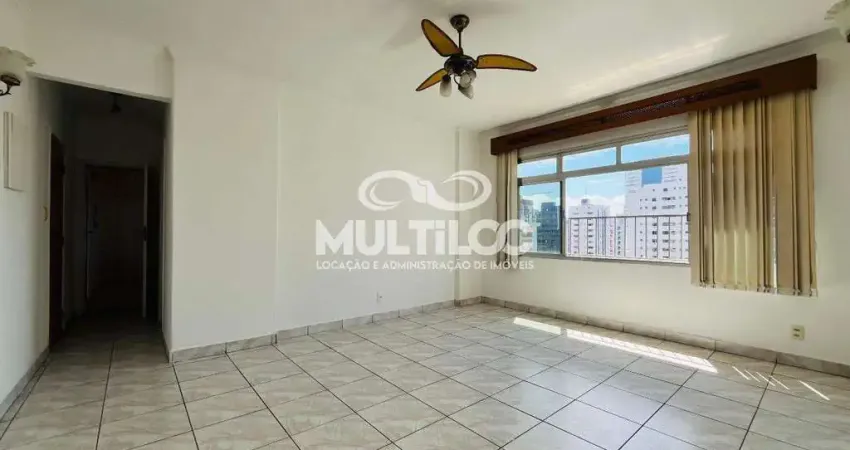Apartamento 2 dormitórios + dependência 2 quadras da praia no boqueirão em santos