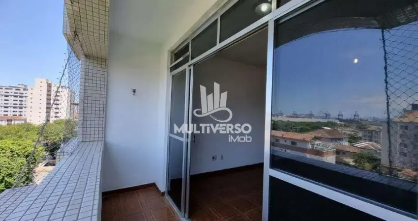 Apartamento para aluguel, 2 quartos no bairro embaré em santos